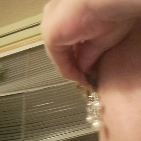 NWT EFFY Sterling silver and pearls earrings - Picture 7 of 7